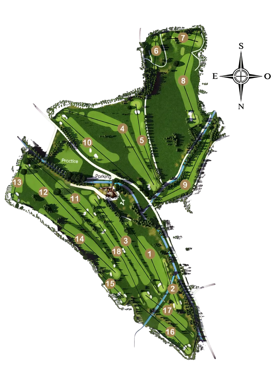 Parcours du Golf Club de Biot Antibes